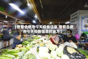 【查看合肥市今天疫情信息,查看合肥市今天疫情信息的地方】
